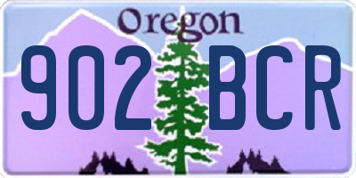OR license plate 902BCR