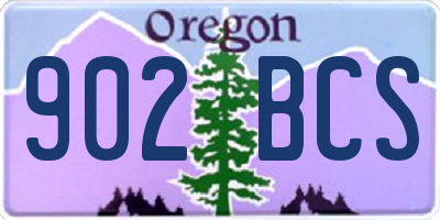 OR license plate 902BCS