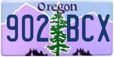 OR license plate 902BCX