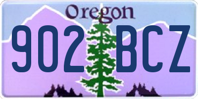 OR license plate 902BCZ