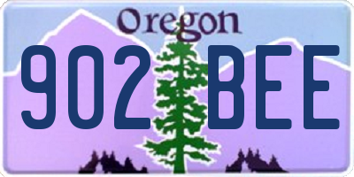 OR license plate 902BEE