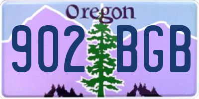 OR license plate 902BGB