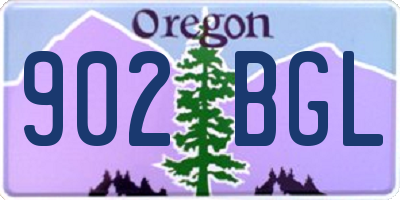 OR license plate 902BGL