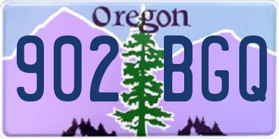 OR license plate 902BGQ