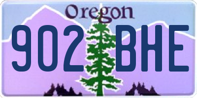 OR license plate 902BHE