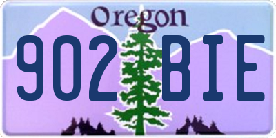 OR license plate 902BIE