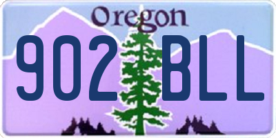 OR license plate 902BLL
