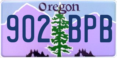 OR license plate 902BPB
