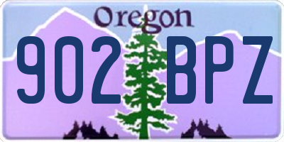 OR license plate 902BPZ