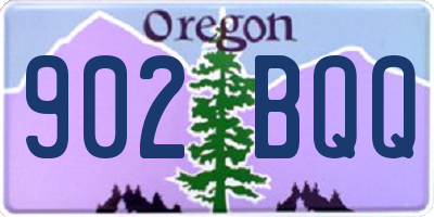 OR license plate 902BQQ
