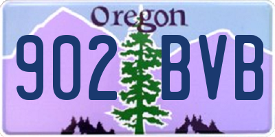 OR license plate 902BVB