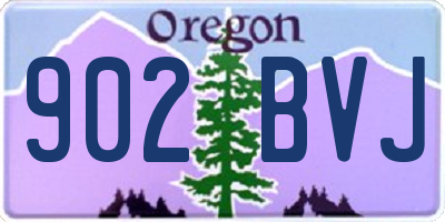 OR license plate 902BVJ