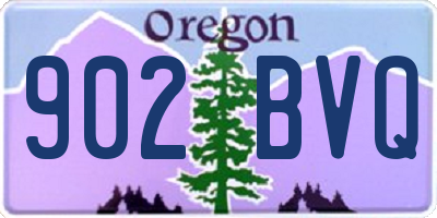 OR license plate 902BVQ