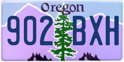OR license plate 902BXH