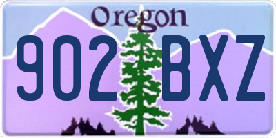 OR license plate 902BXZ