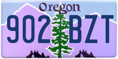 OR license plate 902BZT