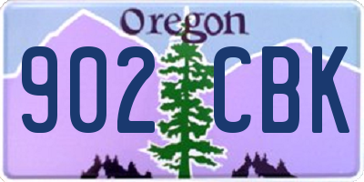 OR license plate 902CBK