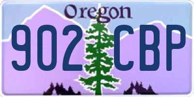 OR license plate 902CBP