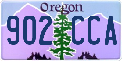 OR license plate 902CCA