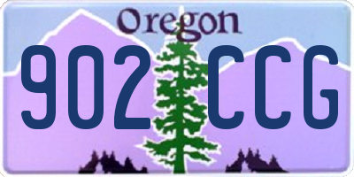 OR license plate 902CCG