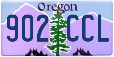 OR license plate 902CCL