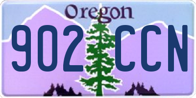 OR license plate 902CCN