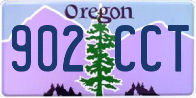 OR license plate 902CCT