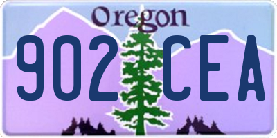 OR license plate 902CEA