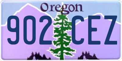 OR license plate 902CEZ