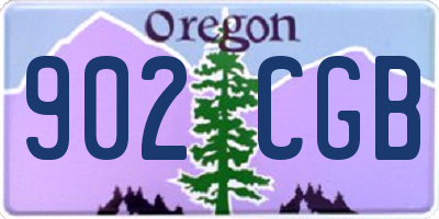 OR license plate 902CGB