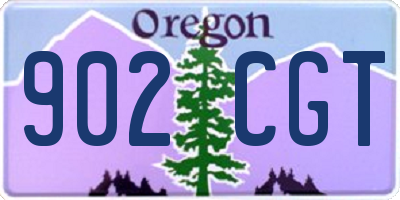 OR license plate 902CGT