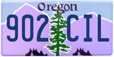 OR license plate 902CIL