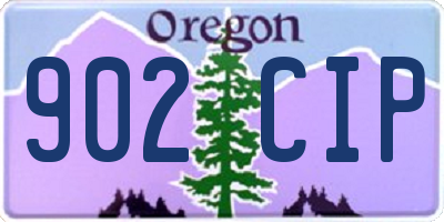 OR license plate 902CIP