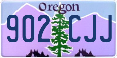 OR license plate 902CJJ