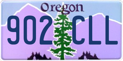 OR license plate 902CLL