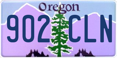 OR license plate 902CLN