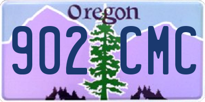 OR license plate 902CMC