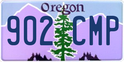 OR license plate 902CMP