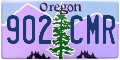 OR license plate 902CMR