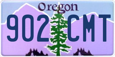 OR license plate 902CMT