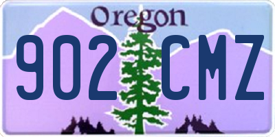 OR license plate 902CMZ