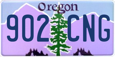 OR license plate 902CNG