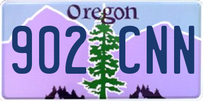 OR license plate 902CNN