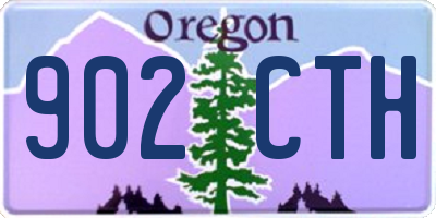 OR license plate 902CTH
