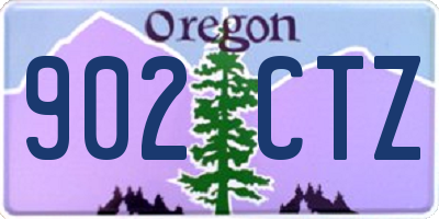OR license plate 902CTZ