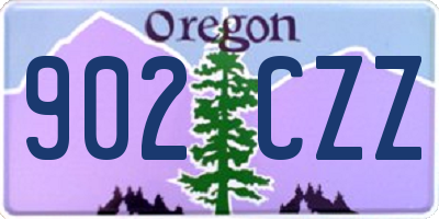 OR license plate 902CZZ