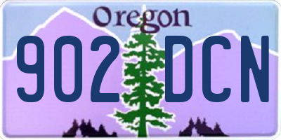 OR license plate 902DCN