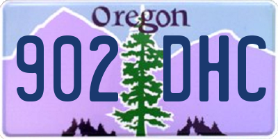 OR license plate 902DHC