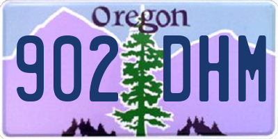 OR license plate 902DHM