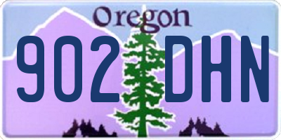 OR license plate 902DHN